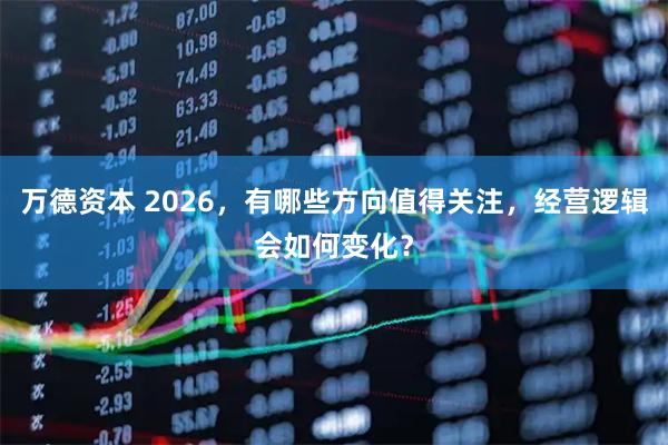 万德资本 2026，有哪些方向值得关注，经营逻辑会如何变化？