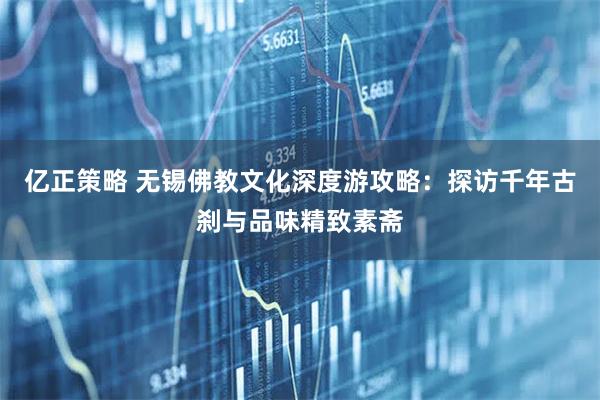 亿正策略 无锡佛教文化深度游攻略：探访千年古刹与品味精致素斋