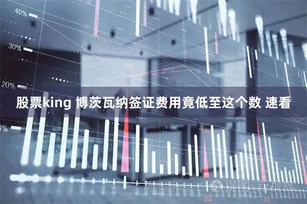 股票king 博茨瓦纳签证费用竟低至这个数 速看